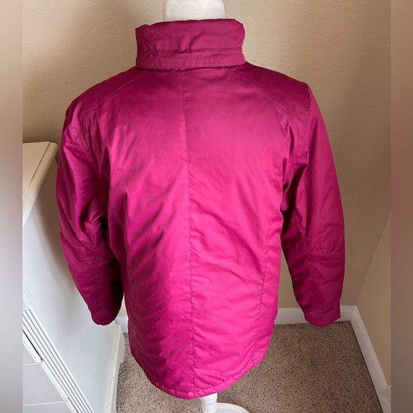 GERRY Winter Coat Women Ski Quilted Insulated Pink/ Burgundy Size XL Zip Up - Picture 10 of 16